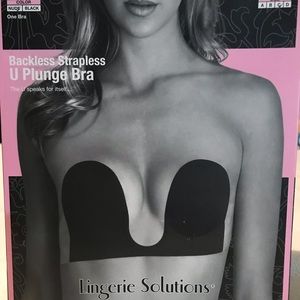 Backless strapless U Plunge Bra